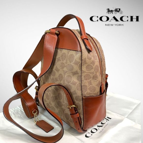 Coach Campus 23 Backpack in Tan Rust / Brass 32715 $395 - Picture 6 of 12